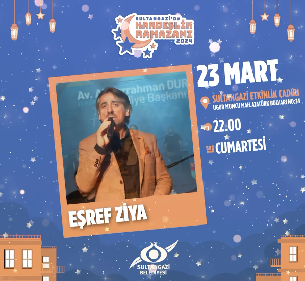 Ezgileriyle ruhumuzu dinlendiren Eşref Ziya yarın akşam komşularımızda buluşuyor. 🎙️